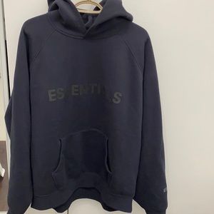 ESSENTIALS Navy Blue logo sweatshirt size Large